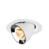 SLV 1009552 NUMINOS GIMBLE M, Deckeneinbauleuchte weiß/chrom 2700K 20°