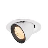 SLV 1009553 NUMINOS GIMBLE M, Deckeneinbauleuchte weiß/schwarz 2700K 40°