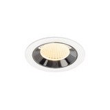 SLV 1009627 NUMINOS M, Deckeneinbauleuchte weiß/chrom 3000K 40°