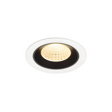 SLV 1009628 NUMINOS M, Deckeneinbauleuchte weiß/schwarz 3000K 55°