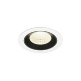 SLV 1009646 NUMINOS M, Deckeneinbauleuchte weiß/schwarz 4000K 55°