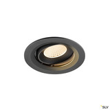 SLV 1009652 NUMINOS® MOVE M, Deckeneinbauleuchte, 2700 K, 40°, IP20, rund, schwarz