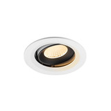 SLV 1009679 NUMINOS MOVE M, Deckeneinbauleuchte weiß/schwarz 3000K 40°