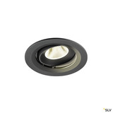 SLV 1009685 NUMINOS® MOVE M, Deckeneinbauleuchte, 4000 K, 20°, IP20, rund, schwarz