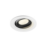 SLV 1009697 NUMINOS MOVE M, Deckeneinbauleuchte weiß/schwarz 4000K 40°