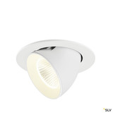 SLV 1009752 NUMINOS® GIMBLE L, Deckeneinbauleuchte, 4000 K, 40°, IP20, rund, weiß