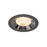 SLV 1009761 NUMINOS L, Deckeneinbauleuchte schwarz/chrom 2700K 40°