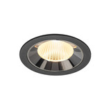 SLV 1009779 NUMINOS L, Deckeneinbauleuchte schwarz/chrom 3000K 40°