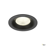 SLV 1009798 NUMINOS® L, Deckeneinbauleuchte, 4000 K, 55°, IP20, rund, schwarz
