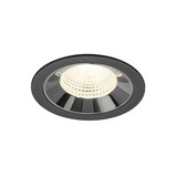 SLV 1009800 NUMINOS L, Deckeneinbauleuchte schwarz/chrom 4000K 55°