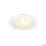 SLV 1009802 NUMINOS® L, Deckeneinbauleuchte, 4000 K, 20°, IP20, rund, weiß