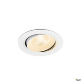 SLV 1009823 NUMINOS® MOVE L, Deckeneinbauleuchte, 2700 K, 40°, IP20, rund, weiß