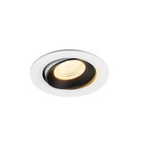 SLV 1009843 NUMINOS MOVE L, Deckeneinbauleuchte weiß/schwarz 3000K 55°