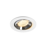 SLV 1009845 NUMINOS MOVE L, Deckeneinbauleuchte weiß/chrom 3000K 55°