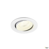 SLV 1009862 NUMINOS® MOVE L, Deckeneinbauleuchte, 4000 K, 55°, IP20, rund, weiß