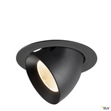 SLV 1009864 NUMINOS® GIMBLE XL, Deckeneinbauleuchte,, 2700 K, 20°, schwarz