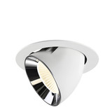 SLV 1009914 NUMINOS GIMBLE XL, Deckeneinbauleuchte weiß/chrom 4000K 40°