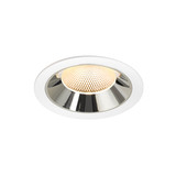 SLV 1009950 NUMINOS XL, Deckeneinbauleuchte weiß/chrom 3000K 40°