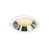 SLV 1009953 NUMINOS XL, Deckeneinbauleuchte weiß/chrom 3000K 55°