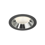 SLV 1009959 NUMINOS XL, Deckeneinbauleuchte schwarz/chrom 4000K 40°