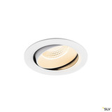 SLV 1009988 NUMINOS® MOVE XL, Deckeneinbauleuchte, 2700 K, 55°, IP20, rund, weiß
