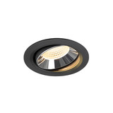 SLV 1009998 NUMINOS MOVE XL, Deckeneinbauleuchte schwarz/chrom 3000K 55°