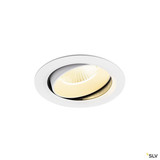 SLV 1010003 NUMINOS® MOVE XL, Deckeneinbauleuchte, 3000 K, 40°, IP20, rund, weiß