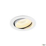 SLV 1010006 NUMINOS® MOVE XL, Deckeneinbauleuchte, 3000 K, 55°, IP20, rund, weiß