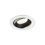 SLV 1010020 NUMINOS MOVE XL, Deckeneinbauleuchte weiß/schwarz 4000K 40°