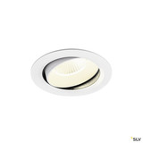 SLV 1010021 NUMINOS® MOVE XL, Deckeneinbauleuchte, 4000 K, 40°, IP20, rund, weiß