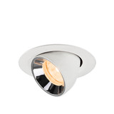 SLV 1010037 NUMINOS GIMBLE XS, Deckeneinbauleuchte weiß/chrom 2700K 20°