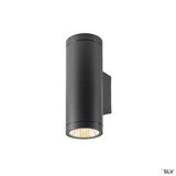SLV 1010169 HELIA PRO L, Wandaufbauleuchte, single, DALI, P1, zylindrisch, 2700 K, 10 W, 24°, anthrazit