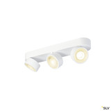 SLV 1010275 KALU 2.0, Wand- und Deckenaufbauleuchte, PHASE, 3000 K, 28 W, 36°, weiß
