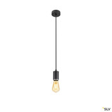 SLV 1010285 LALU®, Pendelleuchte, E27 Base, Mix&Match, Pendellänge 200 cm, 1 x max. 10 W, schwarz
