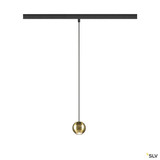 SLV 1010336 DYSKO, 48V Pendelleuchte, DALI, Pendellänge 200 cm, 2700K, 36°, schwarz / gold