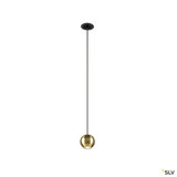 SLV 1010359 DYSKO, Pendelleuchte, PHASE, Pendellänge 200 cm, 2700K, 36°, schwarz / gold