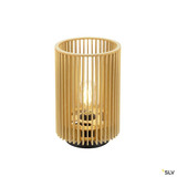 SLV 1010402 WUD TL, E27, Tischleuchte, zylindrisch, 1 x max. 40 W, natur