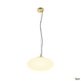 SLV 1010414 OLYPSO 40, Pendelleuchte, E27, Pendellänge 400 cm, 1 x max. 40 W, gold