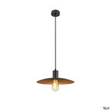 SLV 1010786 LALU® SET, Pendelleuchte, E27 Base, ELYPSE 33, Pendellänge 200 cm, 1 x max. 7.5 W, schwarz