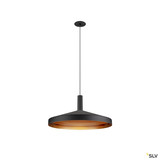 SLV 1010795 LALU® SET, Pendelleuchte, LED Base, TETRA 36, PHASE, Recessed, Pendellänge 200 cm, 2700/3000 K, 40°, schwarz