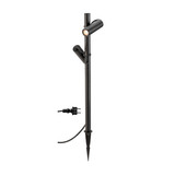 SLV 1011033 HELIA SLIM Pole, double, LED Outdoor Stehleuchte, IP65, 2200K, schwarz