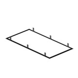 SLV 1011341 Recessed Mounting Frame, 1200/600 BK SLVtec