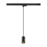 SLV 1011715 ENOLA 2.0 M, 3-Phasen Pendelleuchte, Single, QPAR51, schwarz