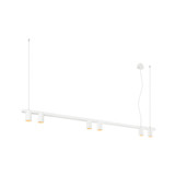 SLV 1011908 ENOLA 2.0 M, PD, Six, Long, QPAR51, Pendelleuchte, weiß