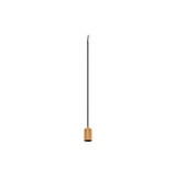 SLV 1012104 FITU Lamp Set, PD, Ribbed, inkl. E27 Lampe und 1PH. Adapter, 1-Phasen Pendelleuchte, Pendellänge 5m, 1900K, Globe 150, 15W, 330°, gold