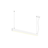 SLV 1012154 GLENOS 2.0, PD, 1,2M, DALI, UGR19, Pendelleuchte, Pendellänge 2m, 3000K, 38W, 80°, weiß
