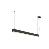 SLV 1012155 GLENOS 2.0, PD, 1,2M, DALI, UGR19, Pendelleuchte, Pendellänge 2m, 3000K, 38W, 80°, schwarz