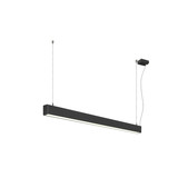 SLV 1012157 GLENOS 2.0, PD, 1,2M, DALI, UGR19, Pendelleuchte, Pendellänge 2m, 4000K, 38W, 80°, schwarz