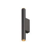 SLV 1012175 GRIP! S, WL, Phase, UP/DOWN, Wandaufbauleuchte, 2700K, 12W, 29°, schwarz / goldfarben