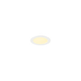 SLV 1012208 SENSER 2.0 18, RL, rund, DALI, Deckeneinbauleuchte, 3000K / 4000K, 12W, 90°, weiß